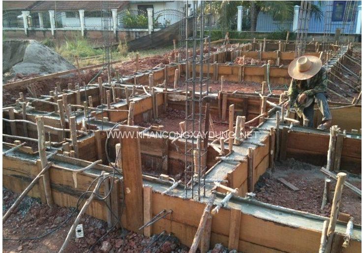 COPPHA GỖ CHO CÔNG TRÌNH DẦM MÓNG NHÀ XƯỞNG KẾT CẤU ĐƠN GIẢN
