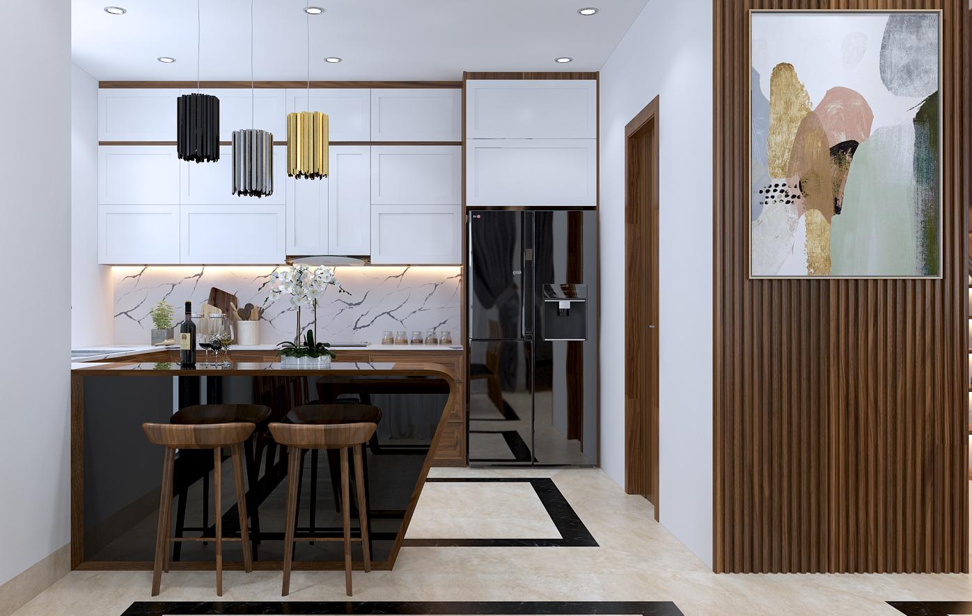 Thiết kế nội thất phòng bếp 