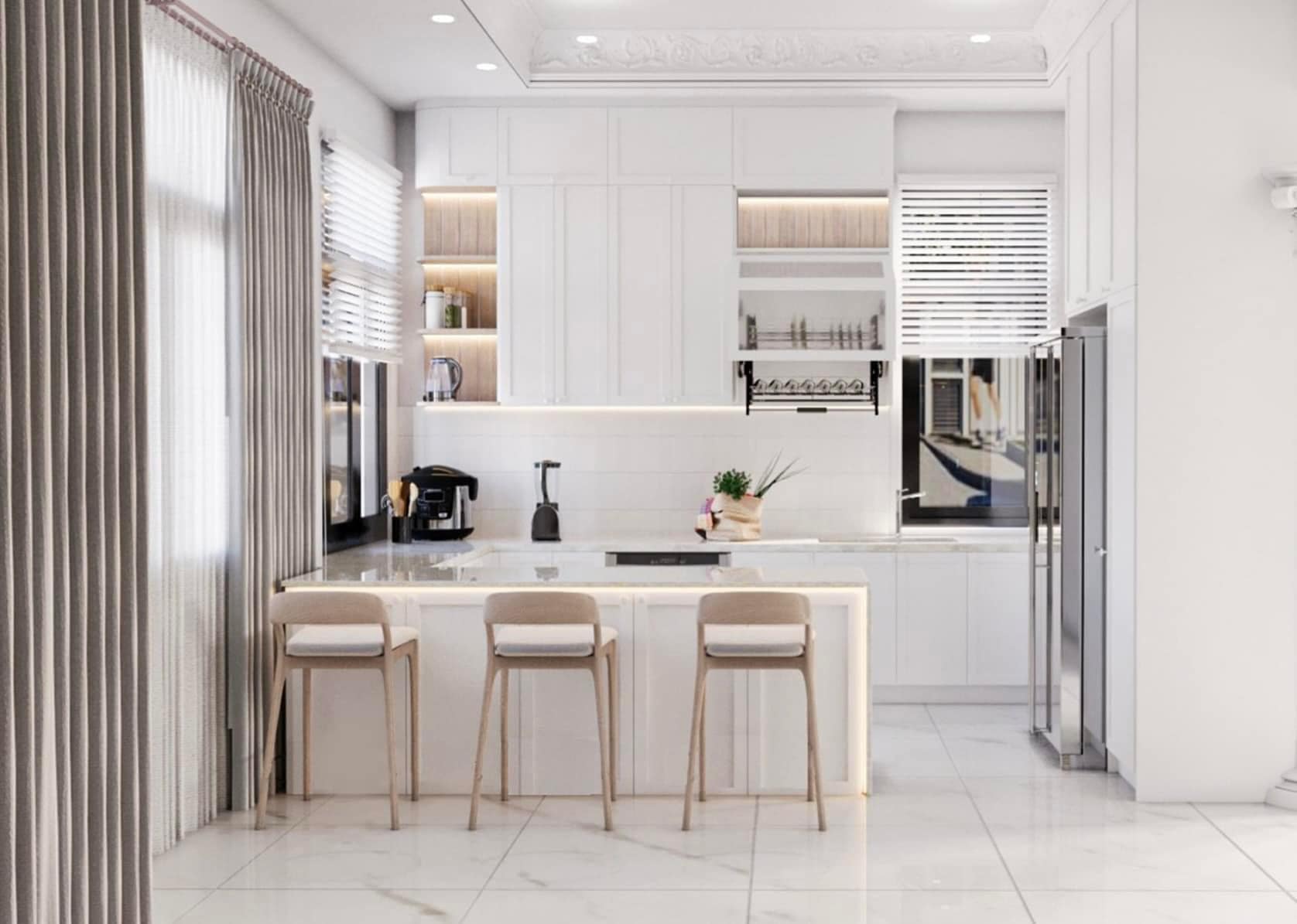 Thiết kế nội thất phòng bếp