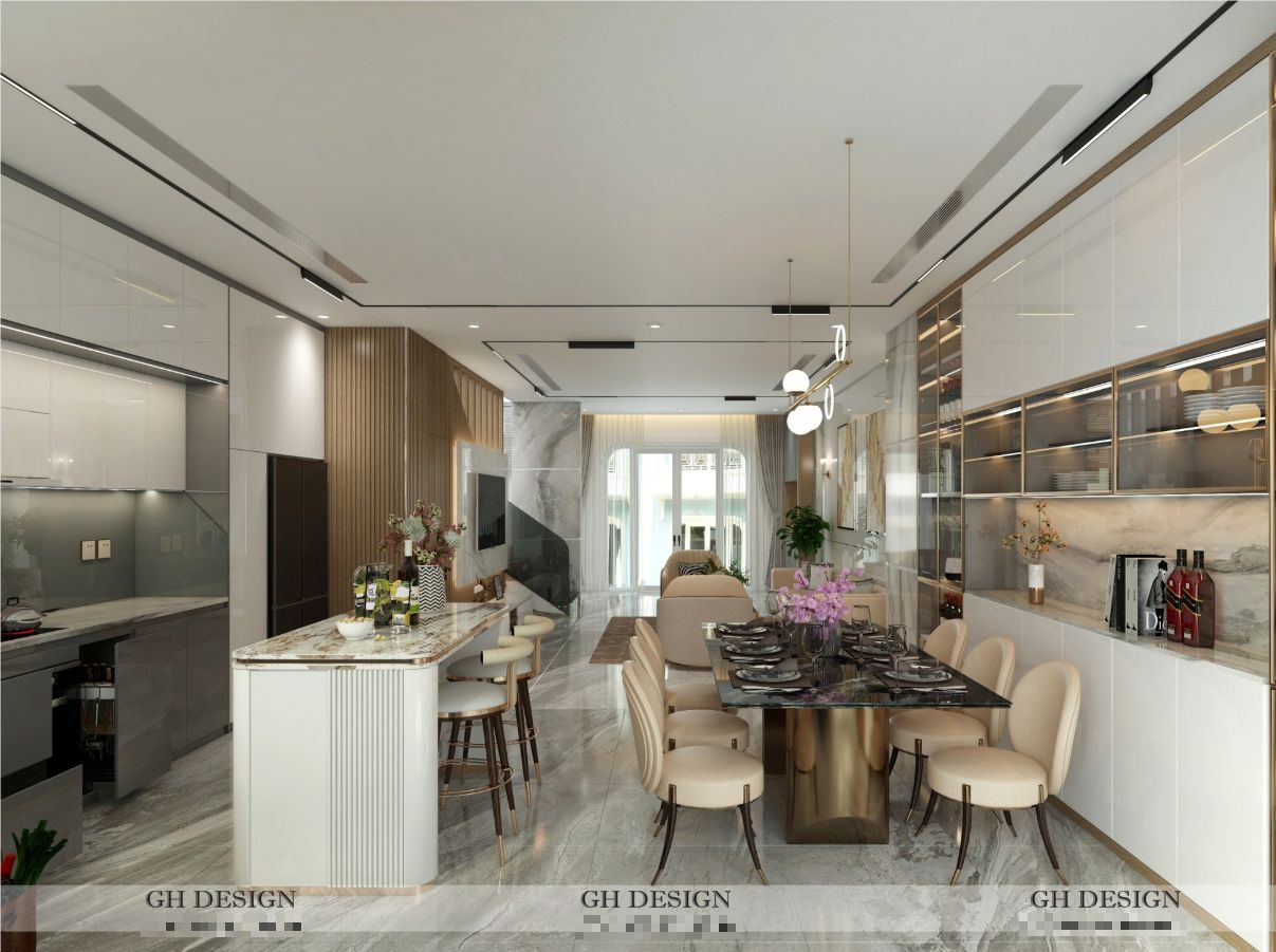 Hoàn thiện thiết kế xây dựng và nội thất nhà phố