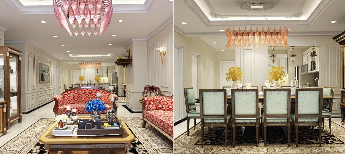 Thiết kế nội thất chung cư Royal City