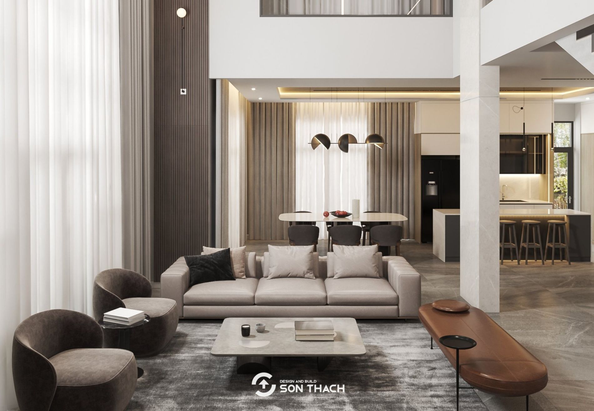 Thiết kế nội thất phòng khách 