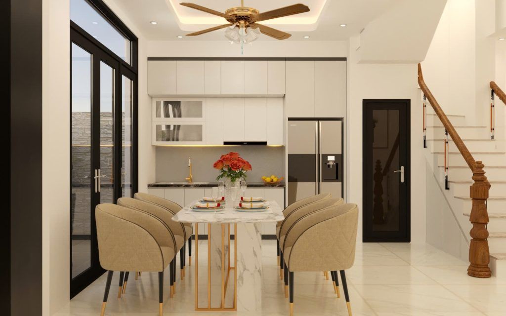  Thiết kế nội thất nhà phố kết hợp văn phòng làm việc