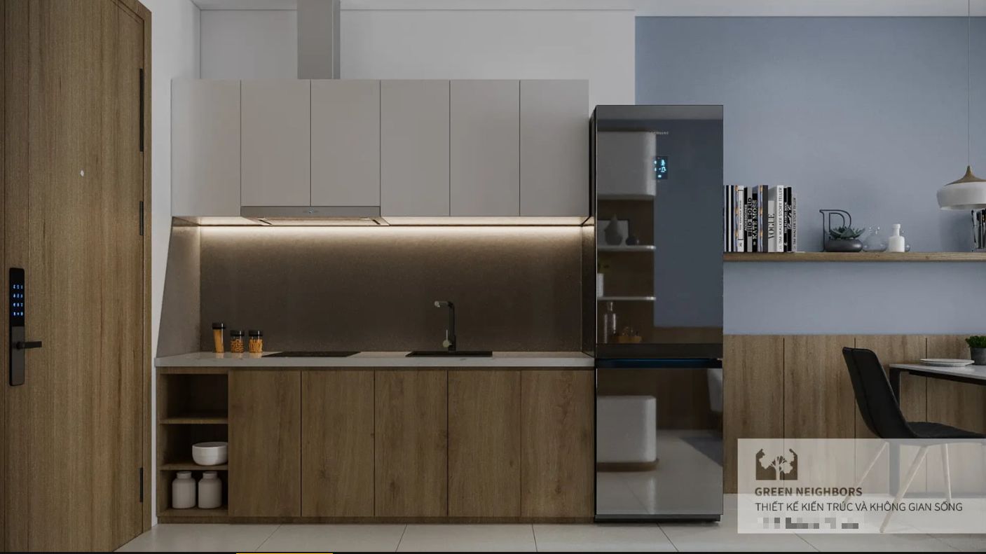 Thiết kế nội thất căn bếp 