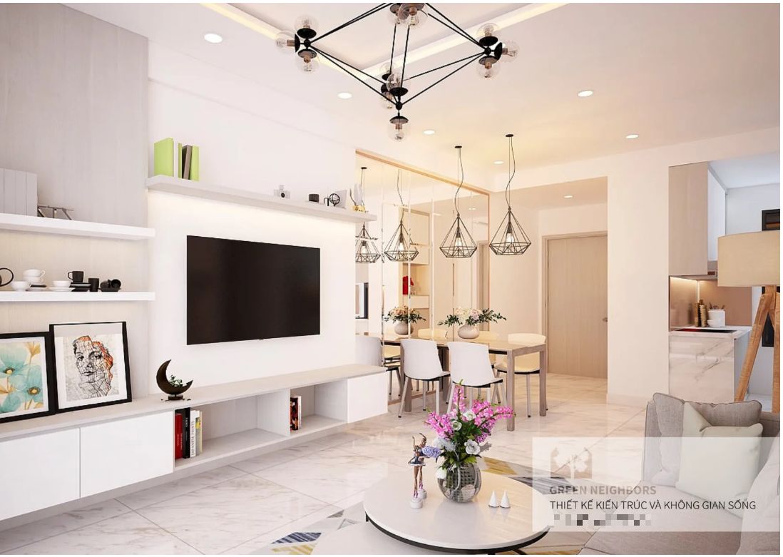 Thiết kế nội thất chung cư Sun Avenue