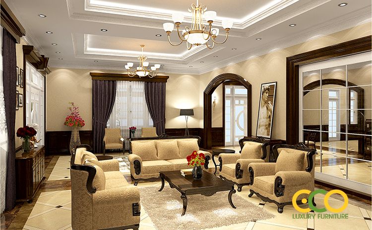 Thiết kế nội thất sang trọng 