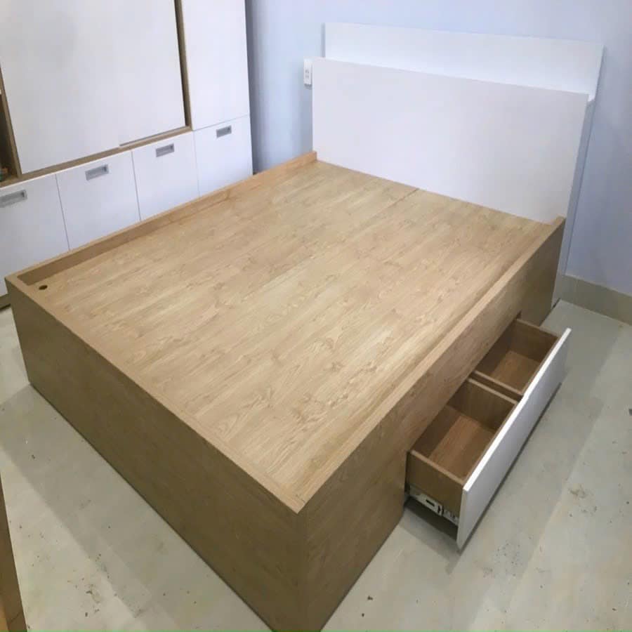 Giường ngủ có học kéo 