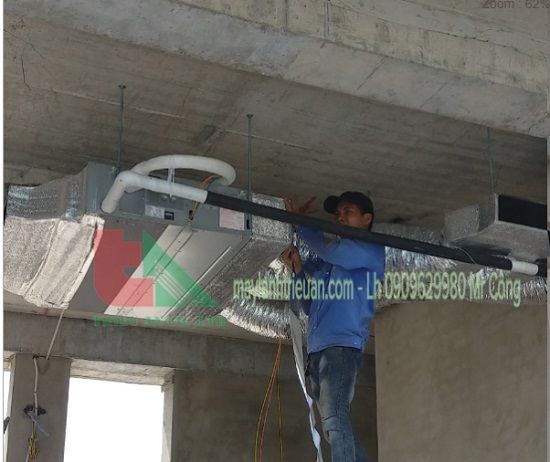 Lắp ống gió cho điều hòa 