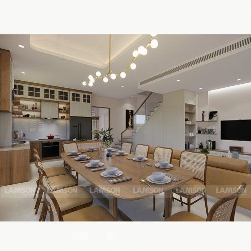 Thi Công Tủ Bếp Biệt thự Novaworld