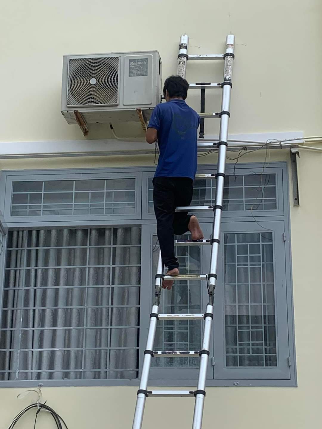 Thi công sửa máy lạnh
