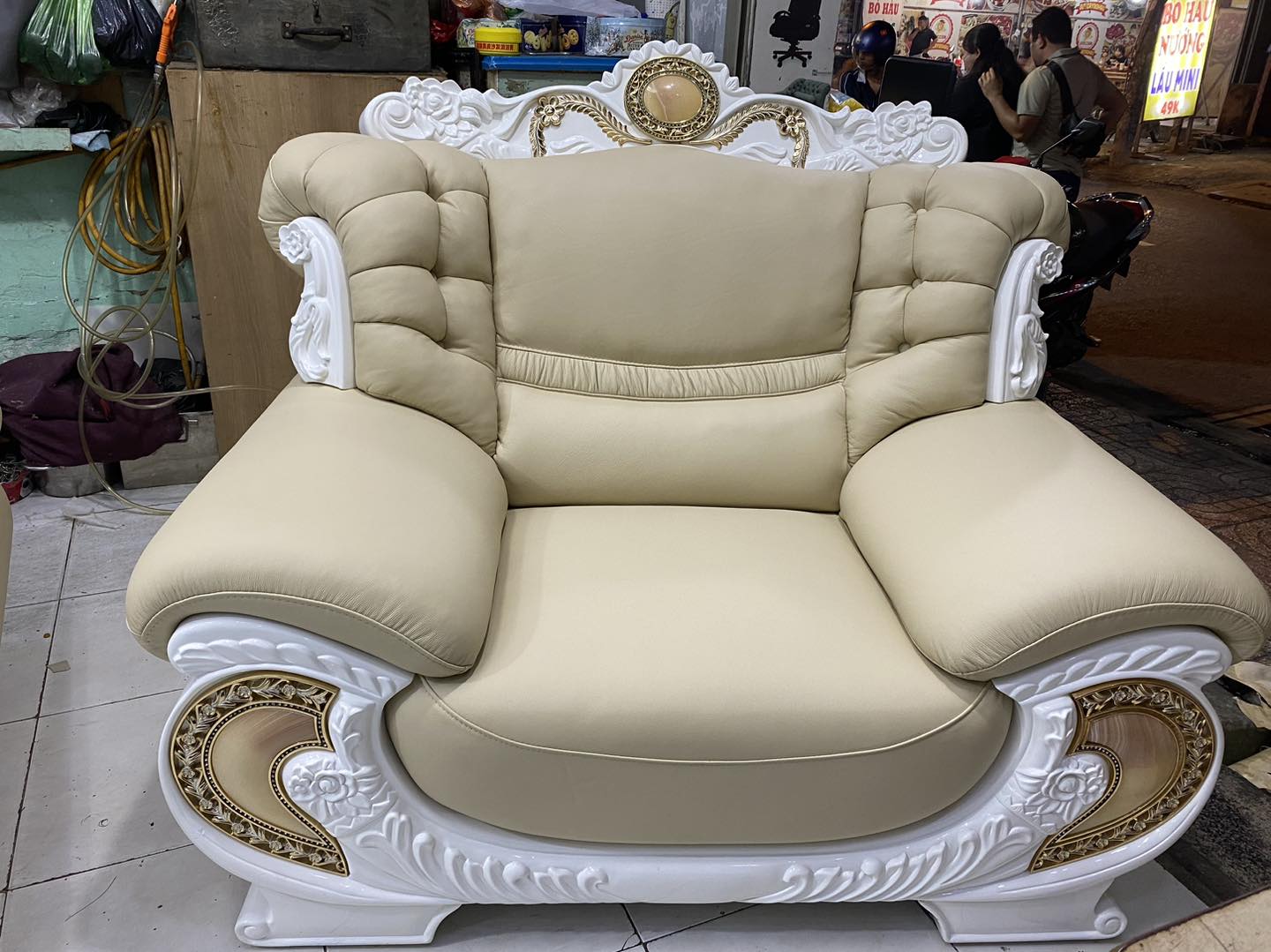 Chiếc ghế sofa đẹp mắt