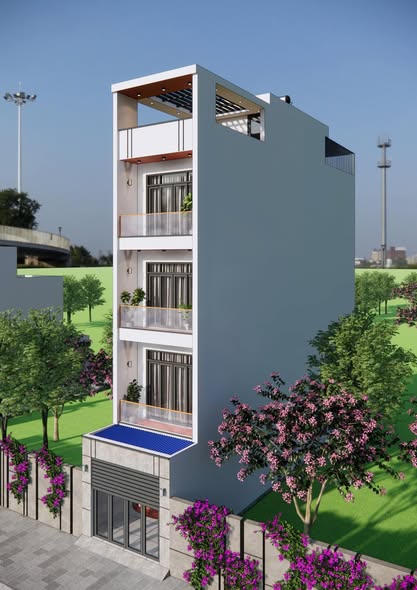 Thi công xây dựng nhà phố 