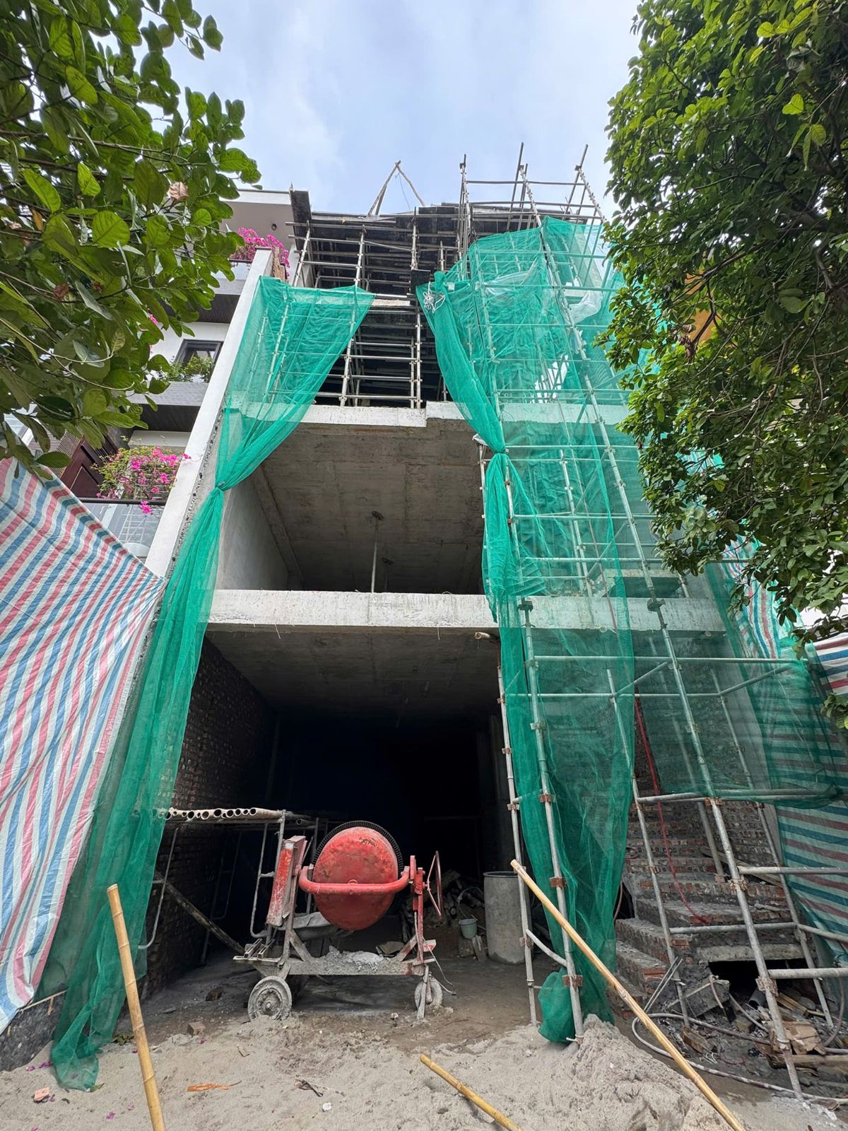 Thi công công trình nhà ở