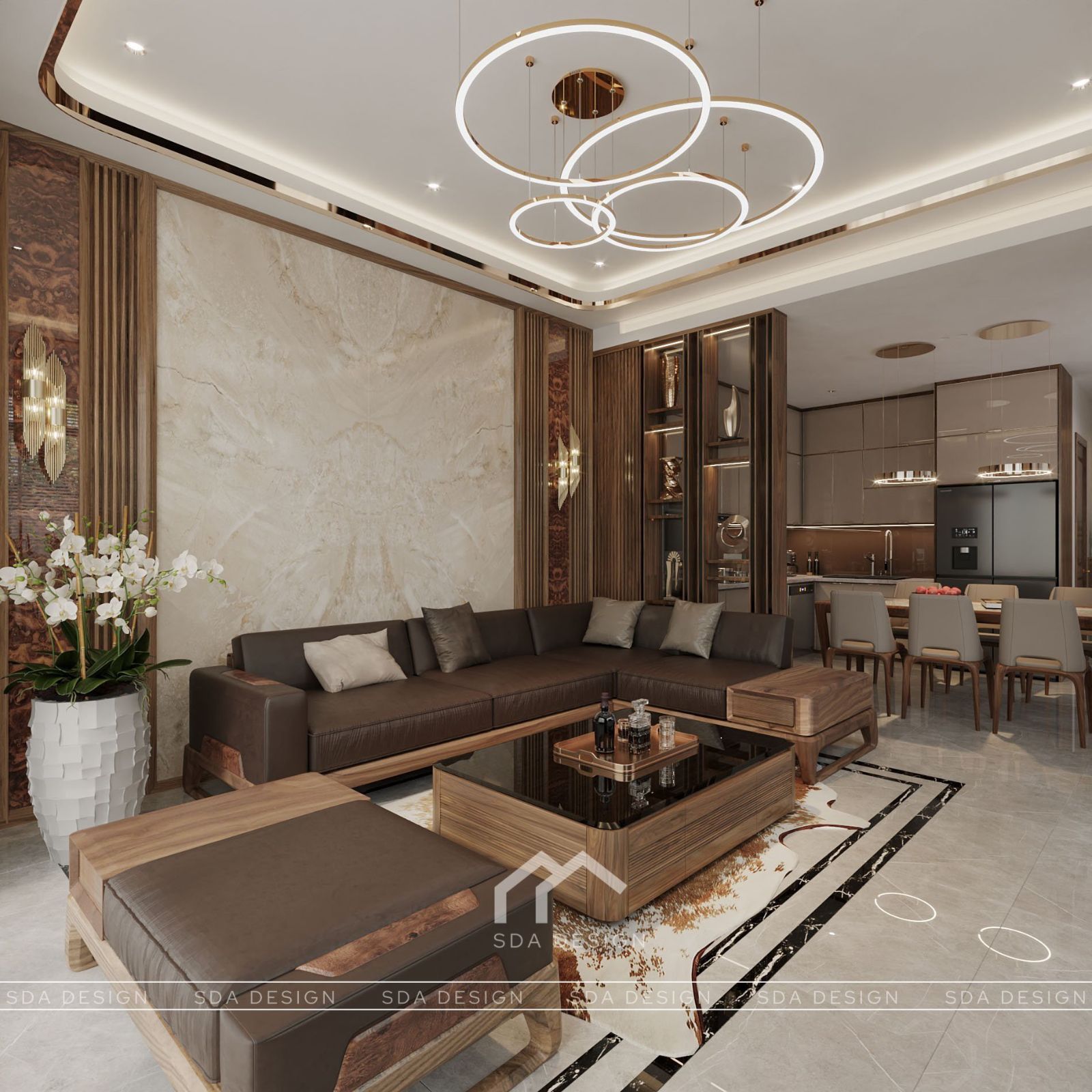 Thiết kế nội thất phòng khách 