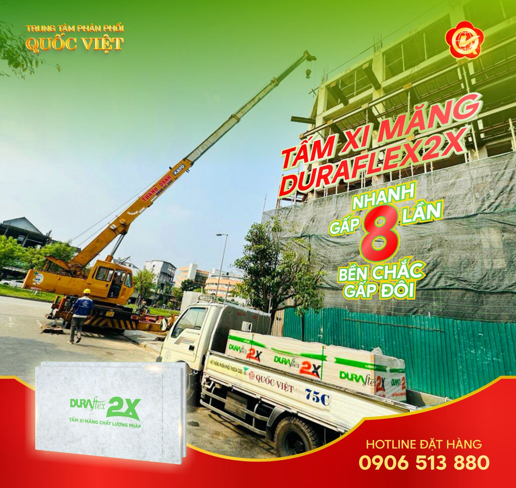 TẤM XI MĂNG DURAflex2X  GIẢI PHÁP HIỆN ĐẠI TRONG THI CÔNG SÀN NHÀ