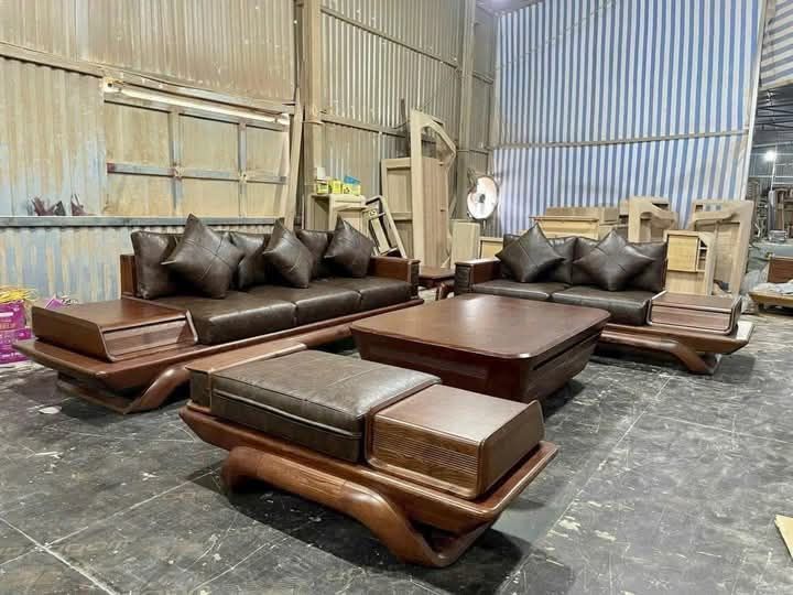 Bộ bàn ghế gỗ phòng khách 