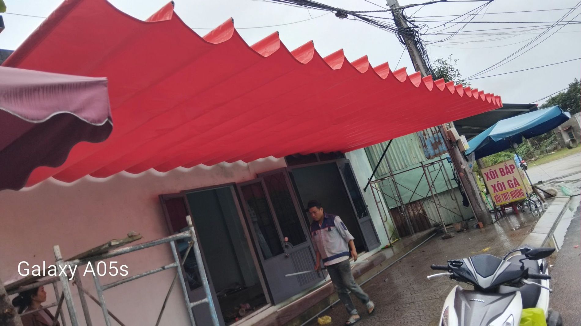 Lắp đặt mái xếp 