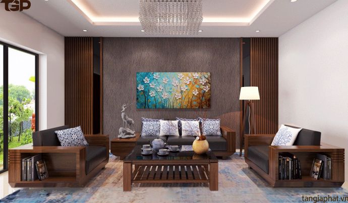 Thiết kế thi công nội thất phòng khách