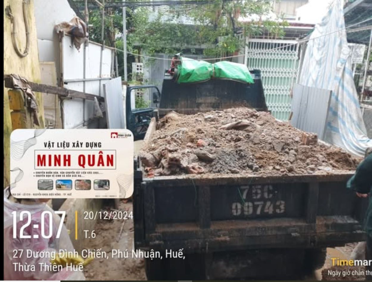 Xe vận chuyển xà bần 