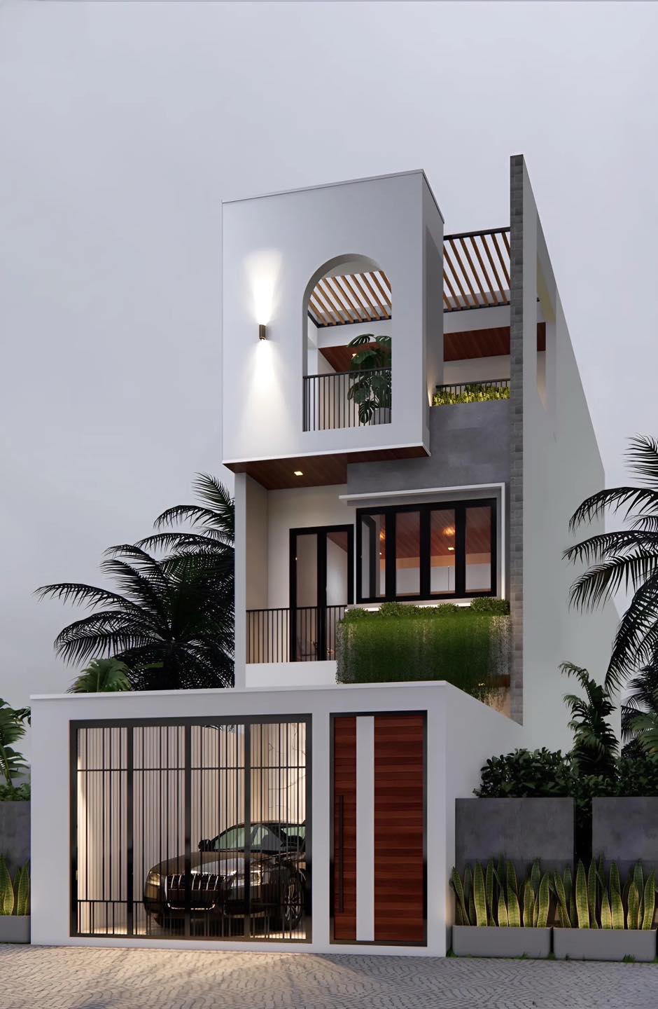 Thi công hoàn thiện nhà 3 tầng